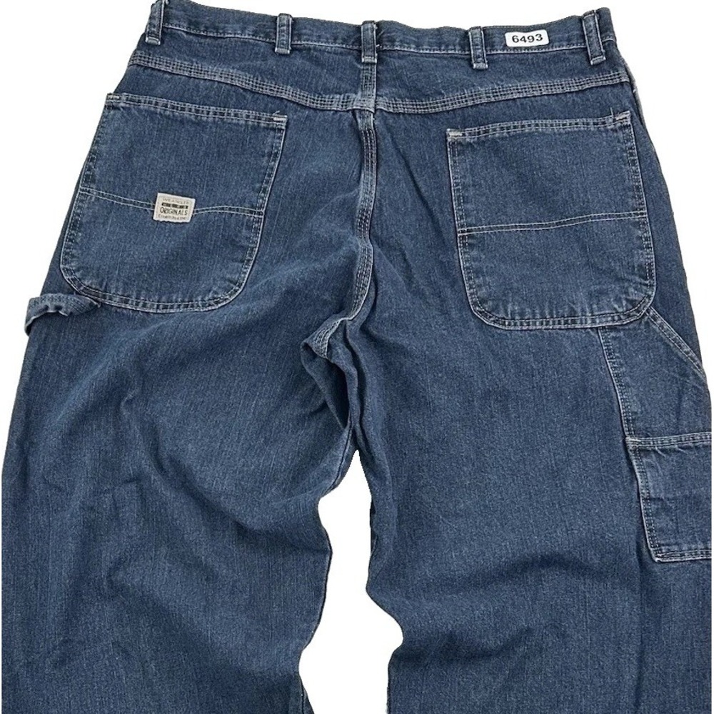 VTG Y2K Wrangler Baggy Carpenter Pants 34x32 Streetwear Grunge Skate Wide Leg